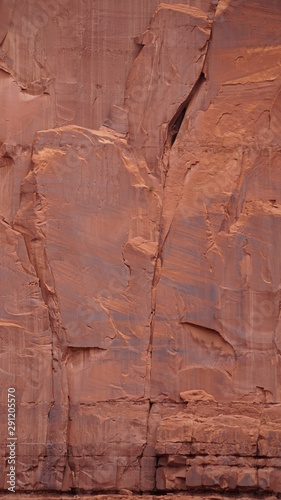 Monument Valley Rock Wall Closeup