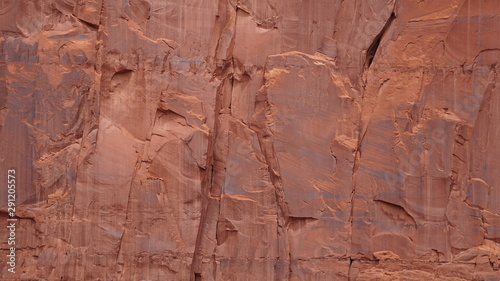 Abstract Rock Wall in Monument Valley