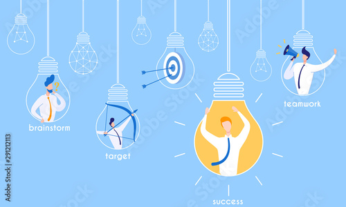 Flyer Brainstorming for Target Successful Teamwork