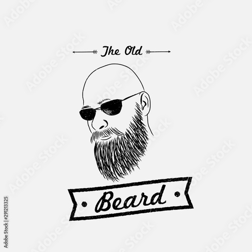 bald man with beard