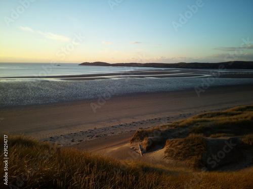 sunset on beach