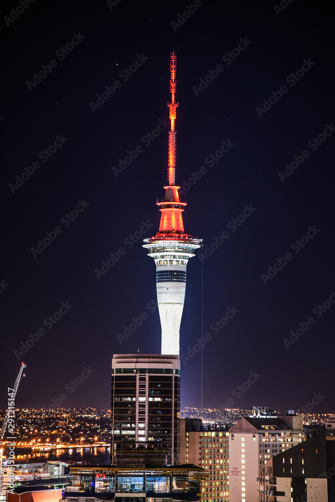 Sky tower hotel views, Auckland