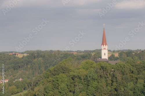 View of the church Thalheim in Wels Upper Austria