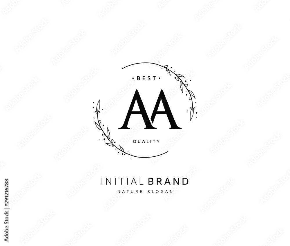 A AA Beauty vector initial logo, handwriting logo of initial signature, wedding, fashion, jewerly, boutique, floral and botanical with creative template for any company or business. A AA Beauty vector initial logo, handwriting logo of initial signature, wedding, fashion, jewerly, boutique, floral and botanical with creative template for any company or business.