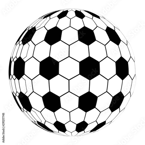 football icon on white background, vector symbol © Adiher