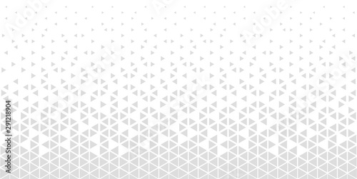 Halftone triangle abstract background. Monochrome geometric vector pattern. photo