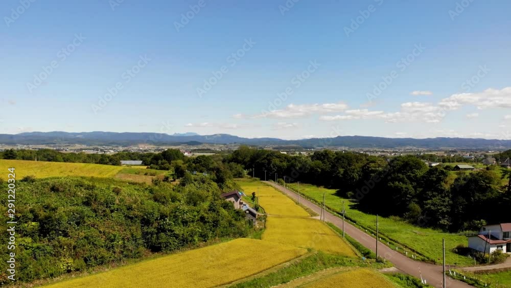 北海道 夕張郡 由仁町 田園風景 北海道 夕張郡 由仁町 田園風景