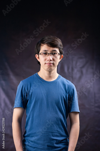 Studio shot of Asian man portrait © AlivePhoto