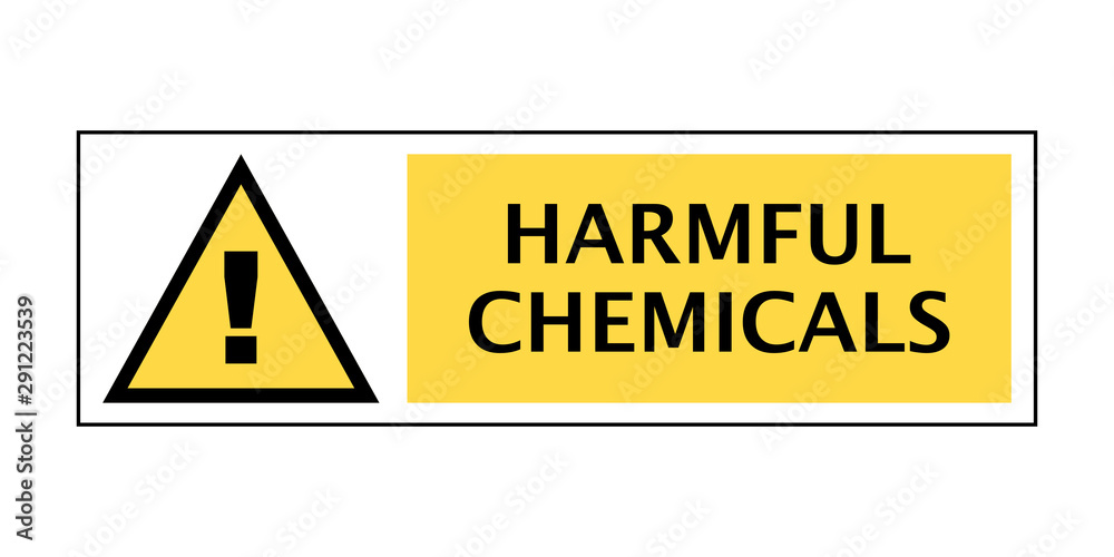 Harmful Chemicals sign. Flat style. Harmful Chemicals sign. Flat style.