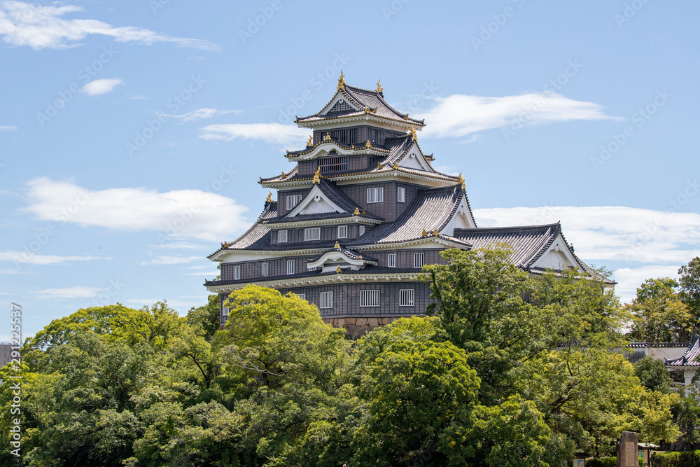 This is a Okayama Castle This is a Okayama Castle