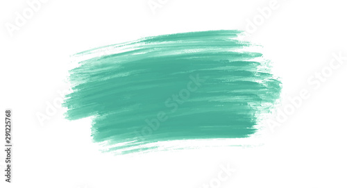 Green watercolor banner background for your design, watercolor background concept, vector.