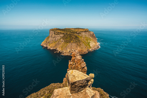 Εκτύπωση καμβά Beautiful coast landscape of Tasman National Park in Tasman peninsula, Tasmania, Australia