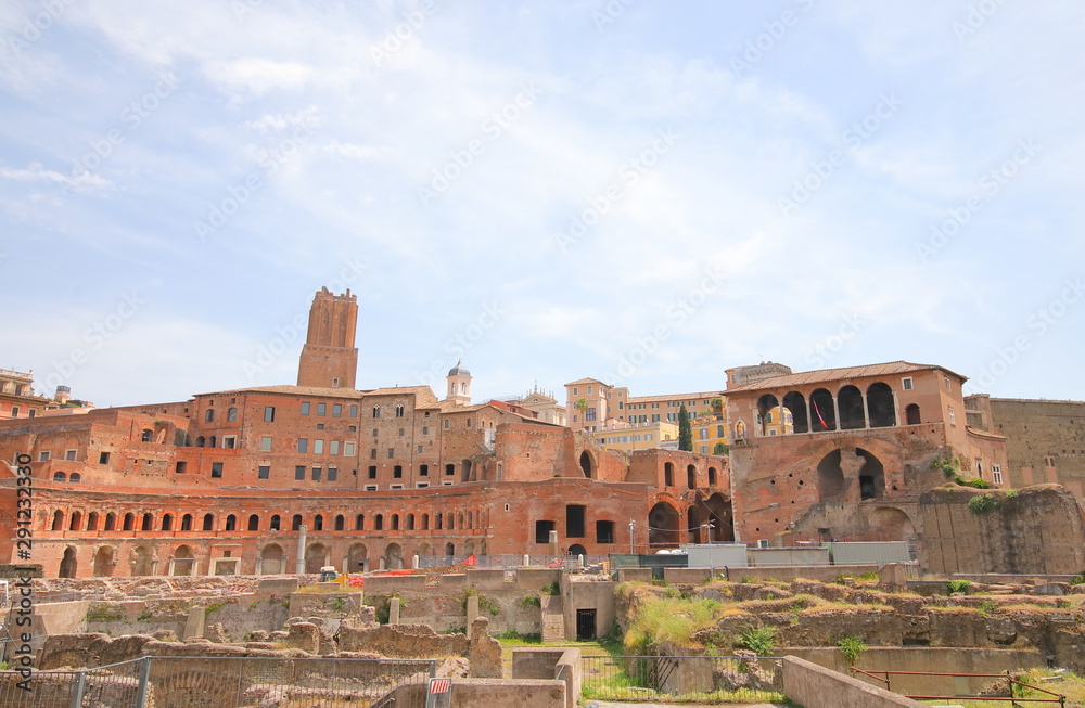 Trajan Market Roman ruin Rome Italy