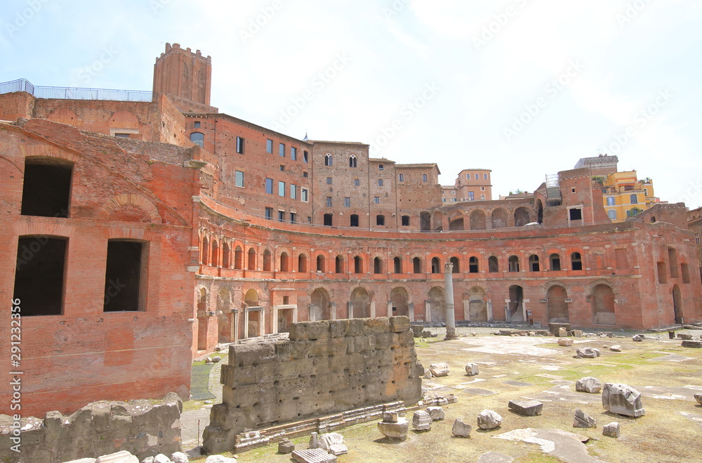 Trajan Market Roman ruin Rome Italy