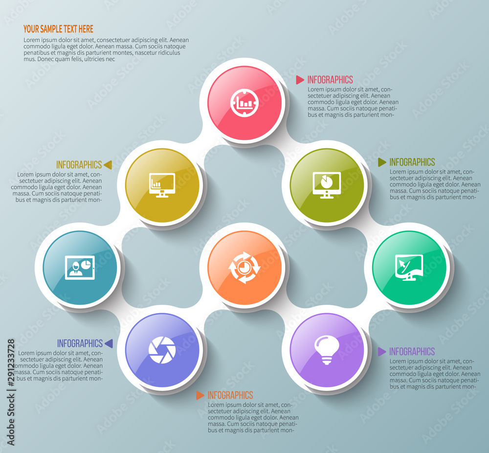 Vector abstract 3d paper infographics. Vector illustration Vector abstract 3d paper infographics. Vector illustration