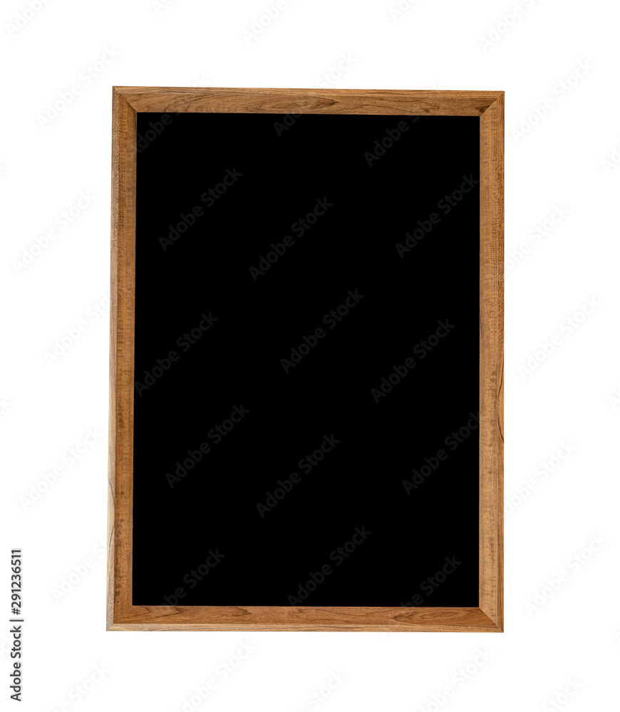 Black picture in wooden square frame isolated on white backgrouud.have space for put text and picture. Black picture in wooden square frame isolated on white backgrouud.have space for put text and picture.