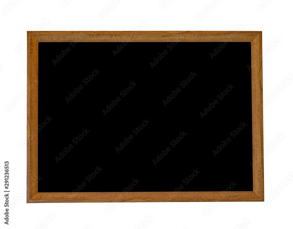 Black picture in wooden square frame isolated on white backgrouud.have space for put text and picture. Black picture in wooden square frame isolated on white backgrouud.have space for put text and picture.