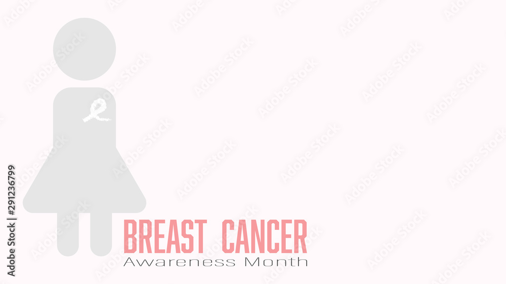 Breast cancer awareness Pink ribbon background.October is Cancer Awareness Month.Vector healthcare Illustration. Breast cancer awareness Pink ribbon background.October is Cancer Awareness Month.Vector healthcare Illustration.