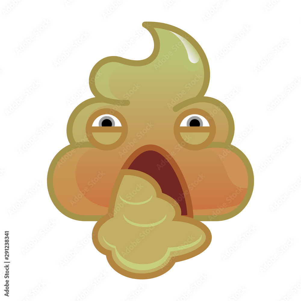 pile of shit pukes. Vector illustration pile of shit pukes. Vector illustration