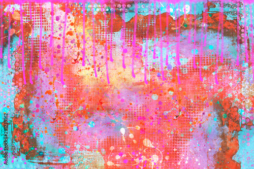 Digital Painting Abstract Background Texture