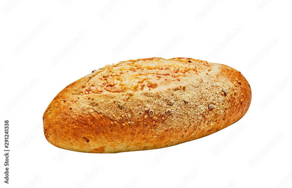 Corn, grain yellow bread, isolated on white. Corn, grain yellow bread, isolated on white.
