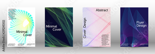 Cover design template set 