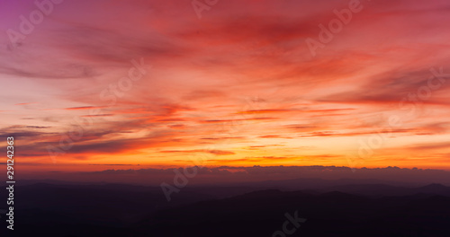 sunset clouds and colorful sky © Ioan Panaite