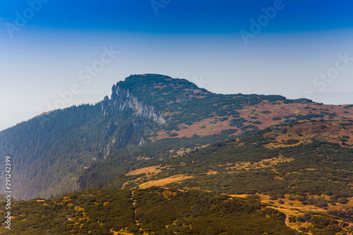 Ceahlau mountain landscape in Romania