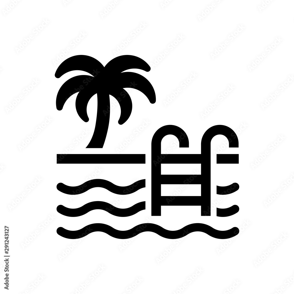 Swimming Pool Icon Векторный объект Stock | Adobe Stock