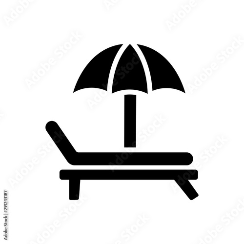 Sunbed Beach Icon