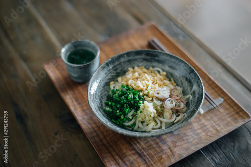 Hiyashi bukkake udon photo