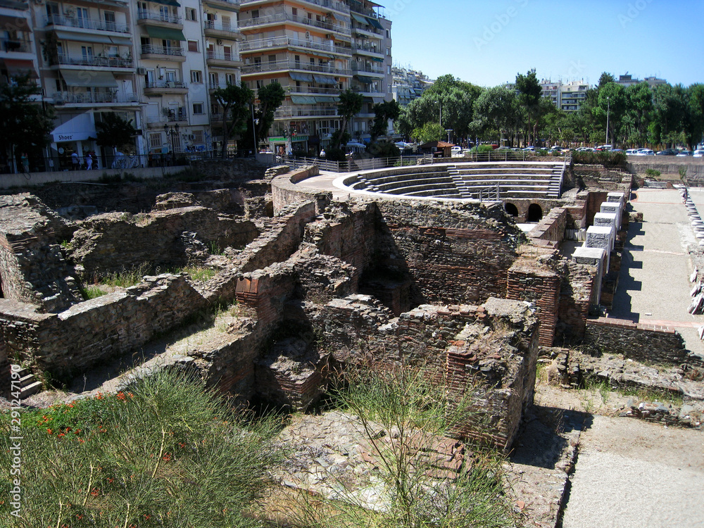 Excavations in Thessaloniki, Greece