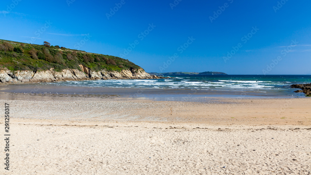 Obraz premium Maenporth Beach Falmouth Cornwall England