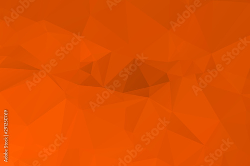 Abstract multicolor orange son background. Vector polygonal design illustrator