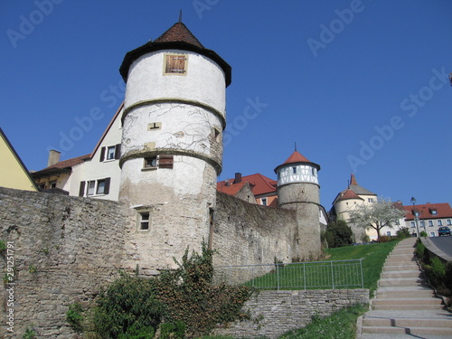 Rundturm an der Stadtmauer in Dillingen