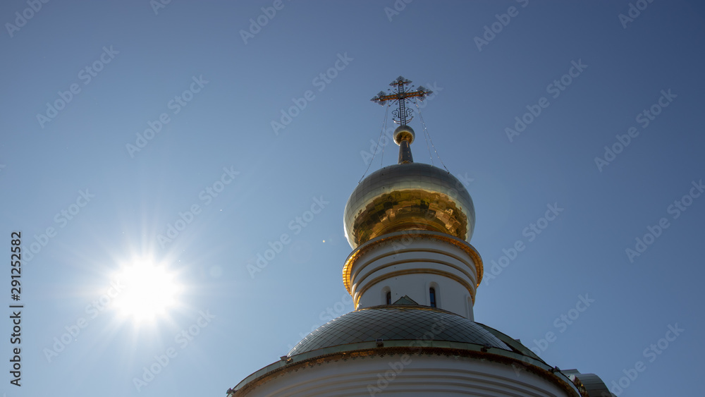 Temple of St. Seraphim of Sarov. Khabarovsk 2019 year.