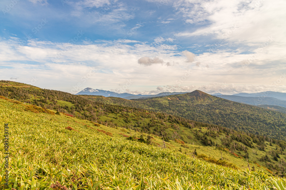 Towada Hachimantai National Park in early autumn