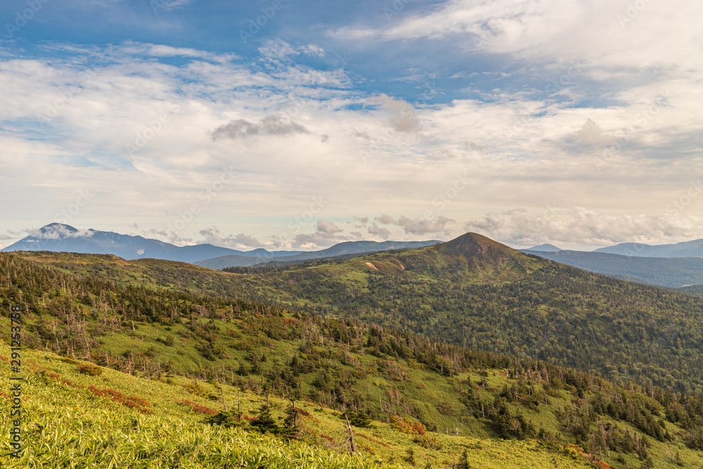 Towada Hachimantai National Park in early autumn