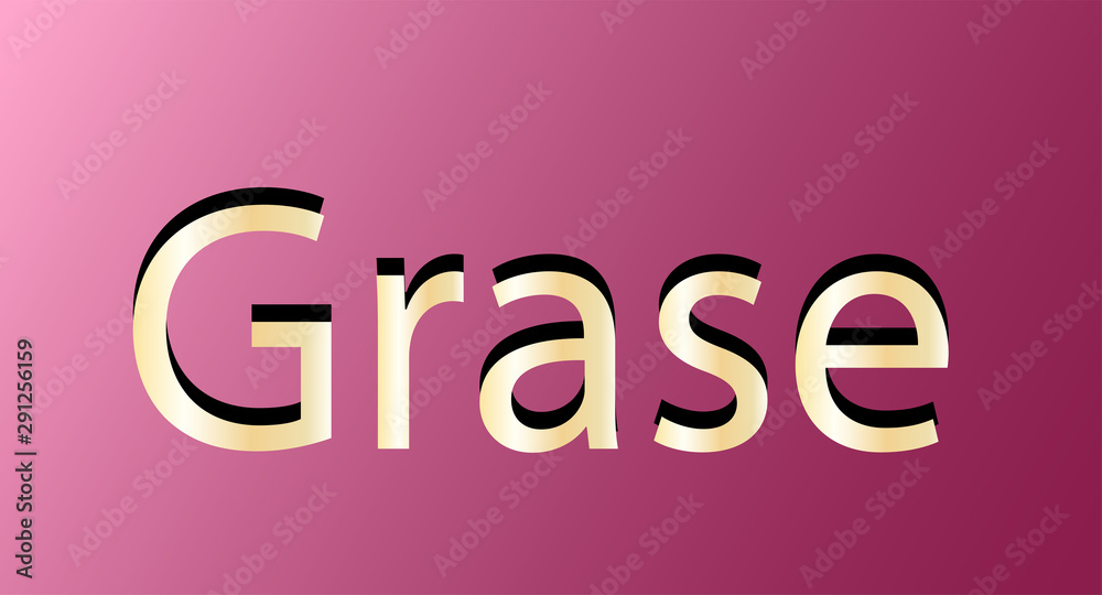 Gold shining name isolated. Happy birthday and Angel Day concept. Vector illustration