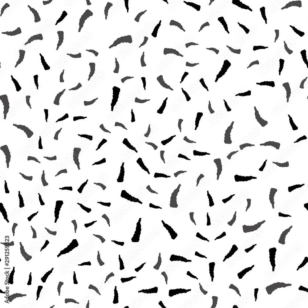 Seamless abstract strokes pattern in black and white. Seamless abstract strokes pattern in black and white.