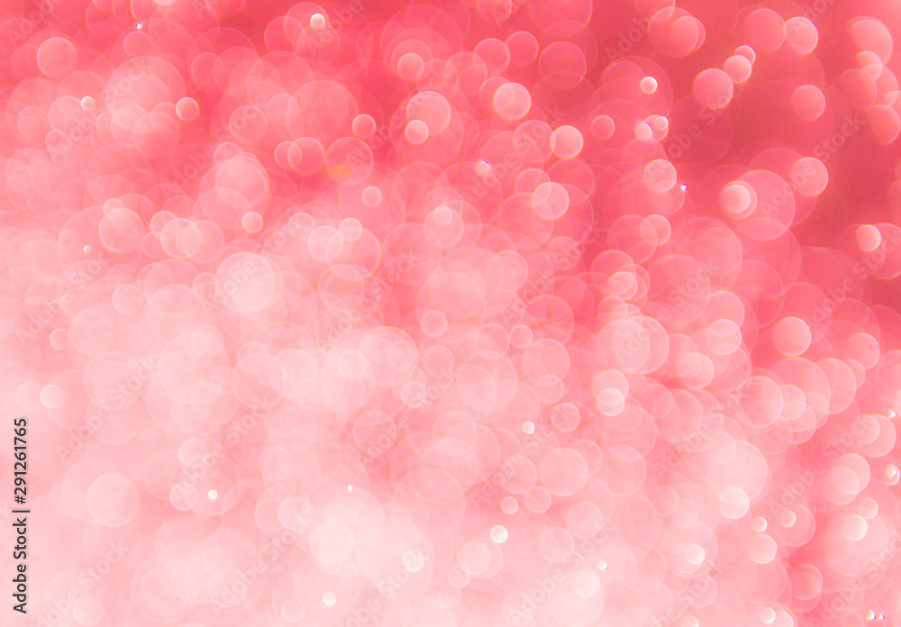 Abstract pastel pink background with bokeh, bokeh background, sparkle bokeh background