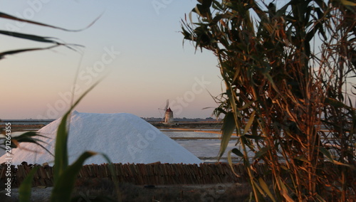Fotografie Le saline di Marsala in Sicilia