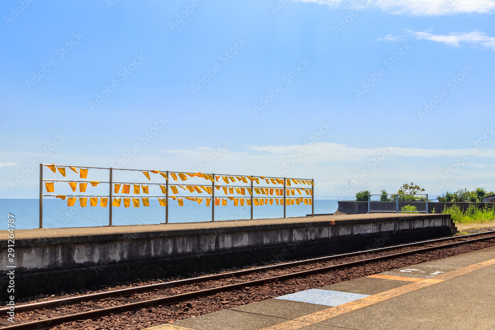 Fototapeta premium 大三東駅 長崎県島原市