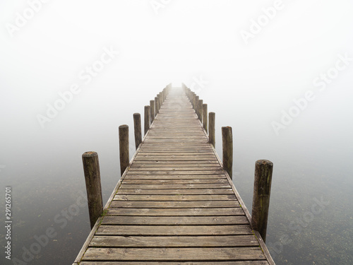 Jetty in the mist