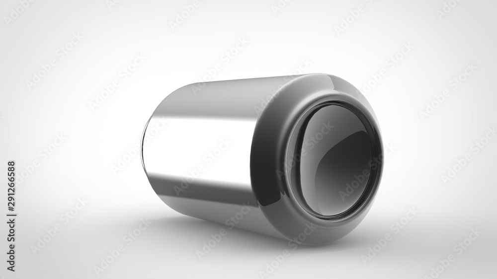 Can soda mock up 3d illustration Realistic render angle view clear white background Can soda mock up 3d illustration Realistic render angle view clear white background