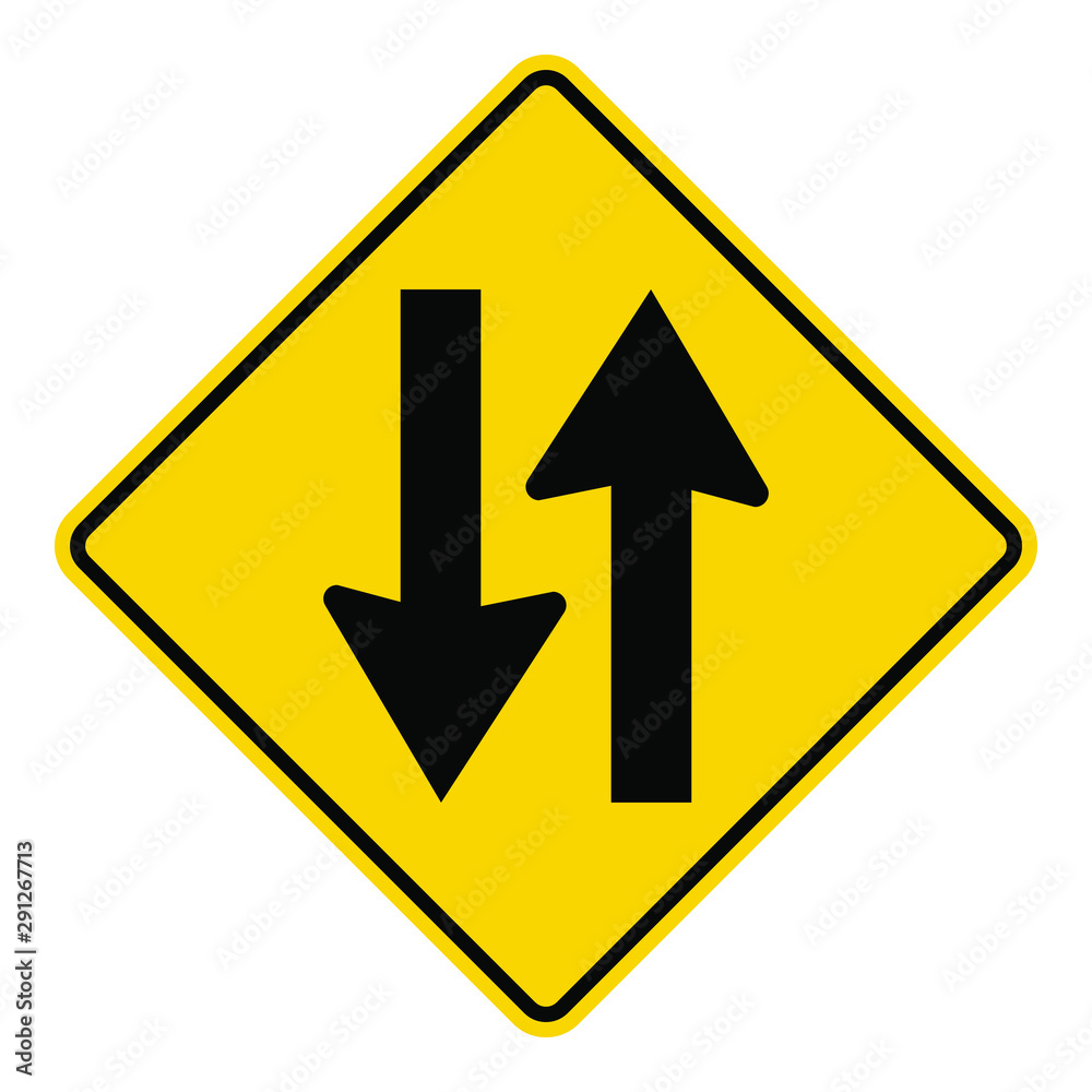 warning road sign warning road sign