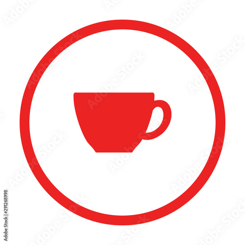 Tasse und Kreis