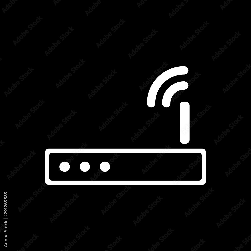 Router und Hintergrund Router und Hintergrund