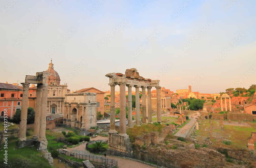 Foro Romano Roman Forum ruin cityscape Rome Italy