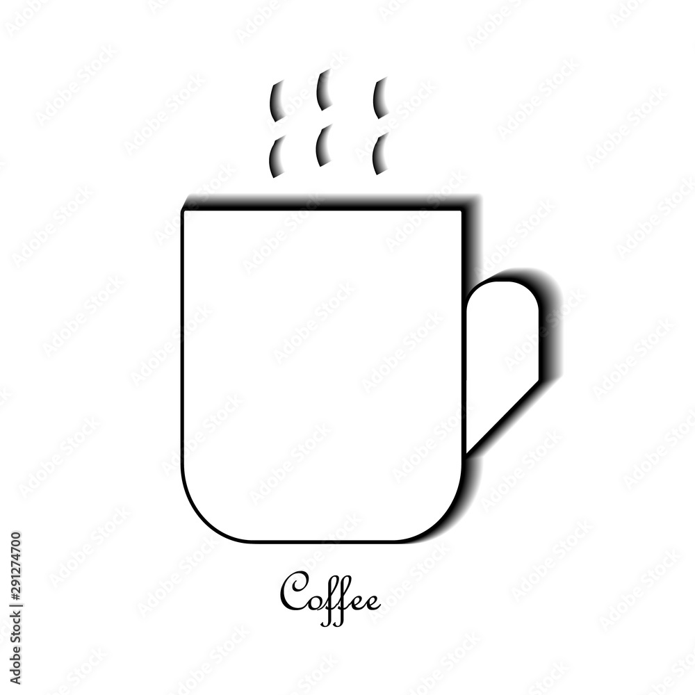 Hot Coffee cup vector. World coffee day icon. Hot Coffee cup vector. World coffee day icon.